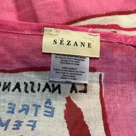 Sezane cotton French Scarf Limited Edition - Picture 9 of 12